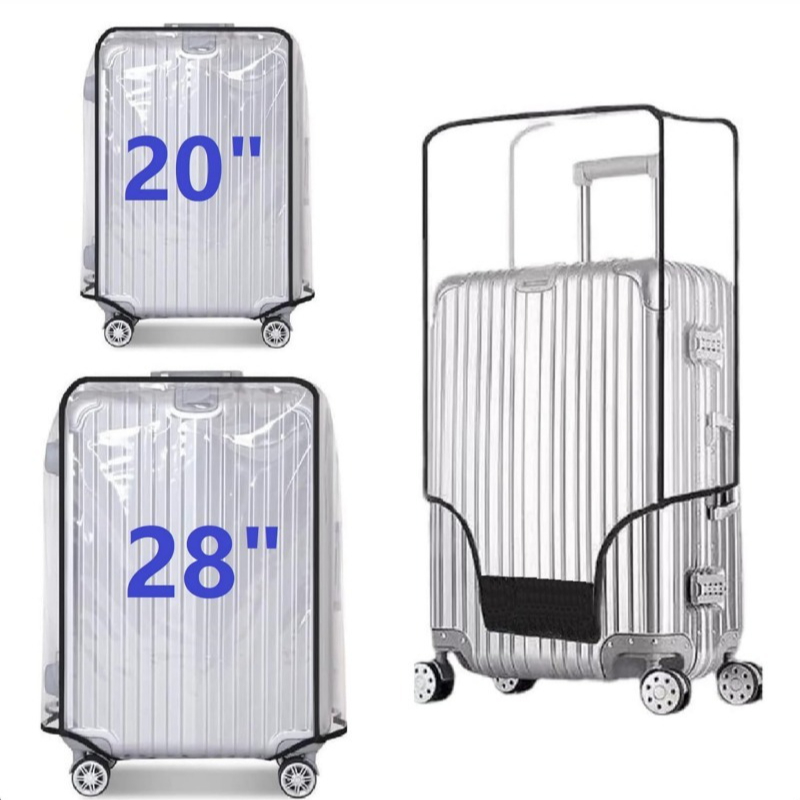 Luggage Protective Cover Transparent - Capa protetora contra poeira para mala