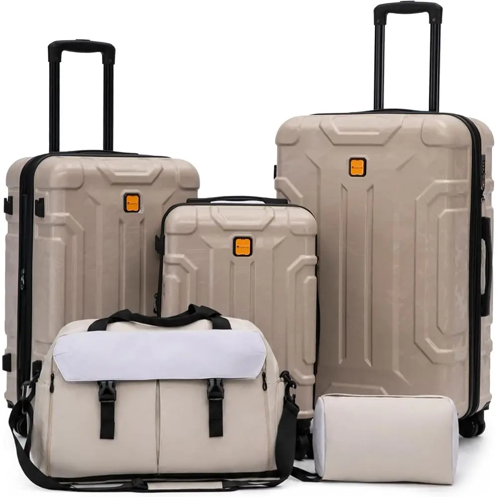 Expandable Hard Shell Luggage Set - Conjunto de Malas Rígidas de 5