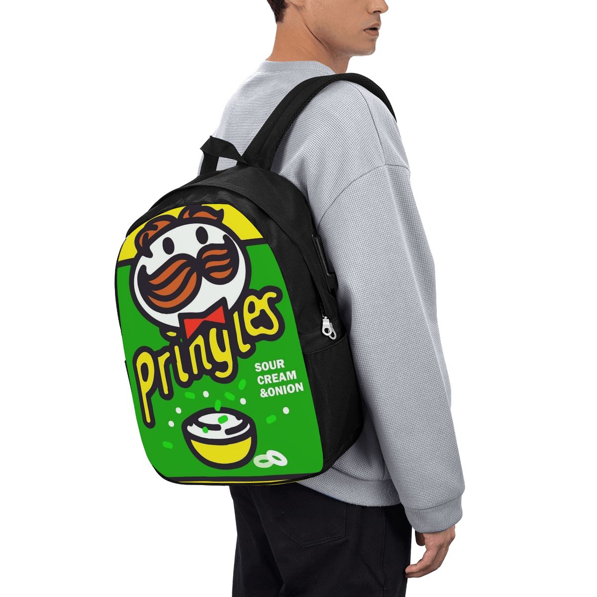 Travel Bags - Mochila Pringles com Estampa de Batata