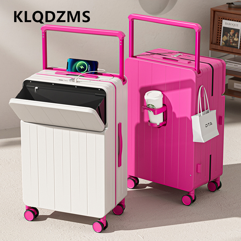 Front Opening Laptop Luggage 24 Inch - Klqdzms mala multifuncional abertura frontal caixa