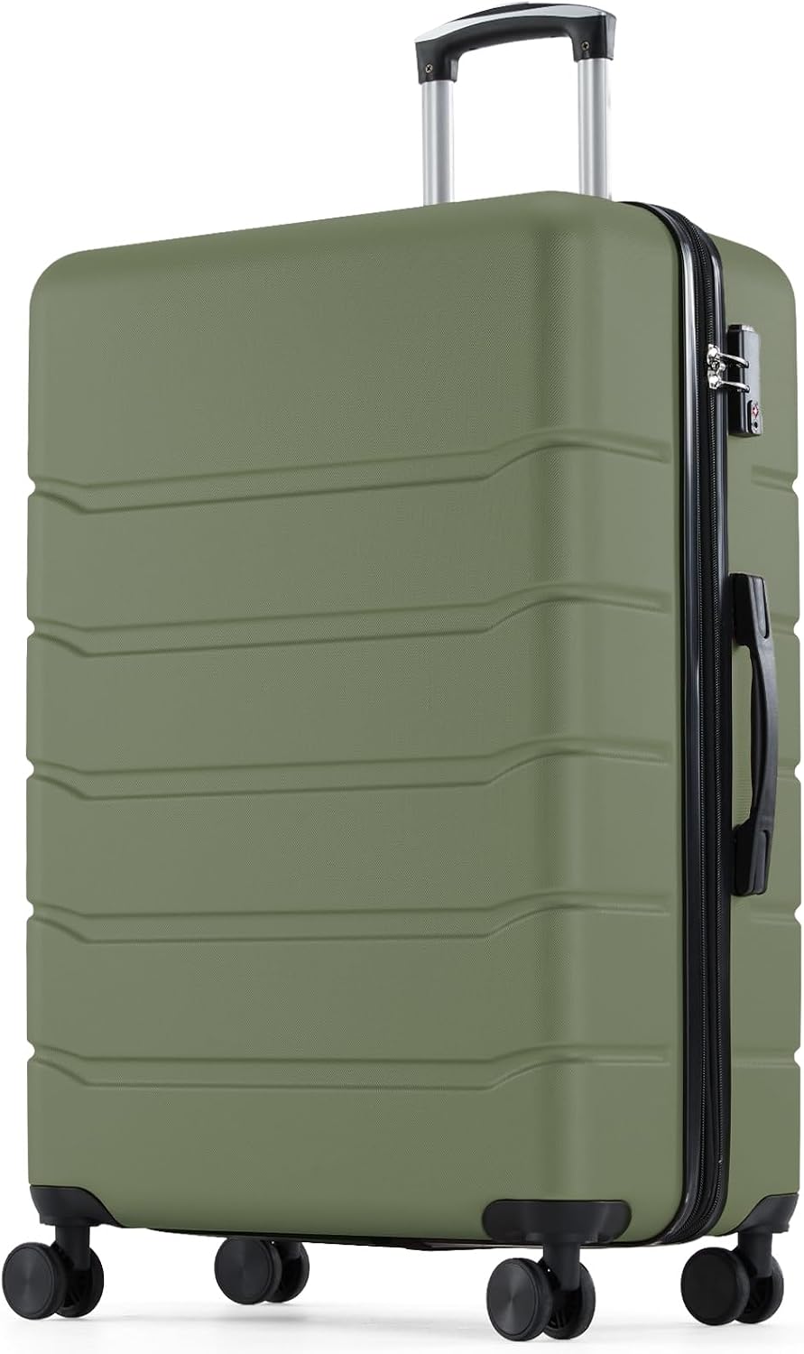 Expandable Hard Shell Luggage Set - Mala de Viagem de 28 Polegadas,