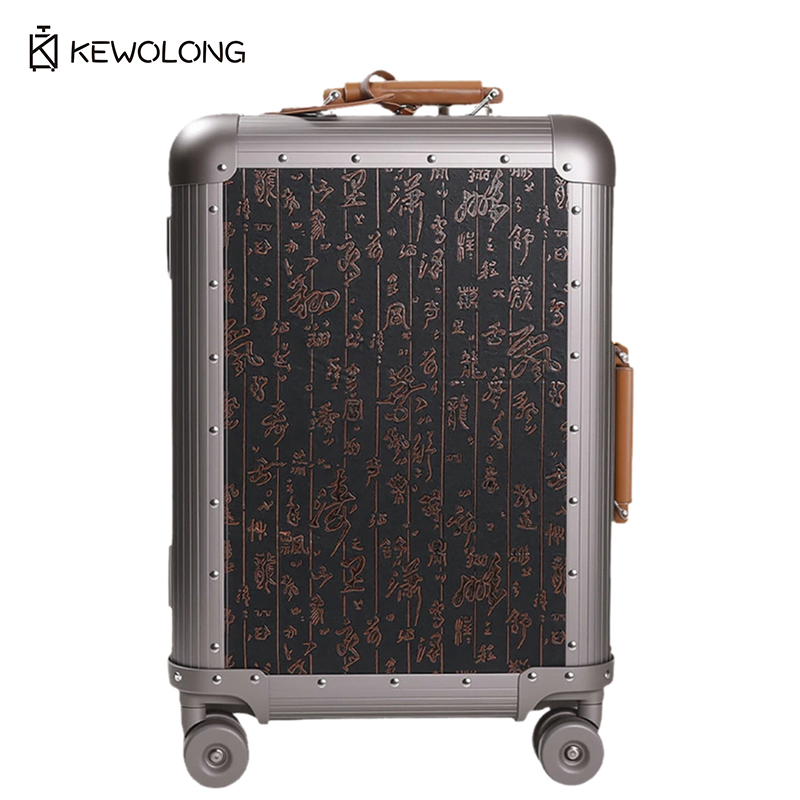 Spinner Wheel Rolling Suitcase 20 Inch - Mala de Viagem Rígida em Liga