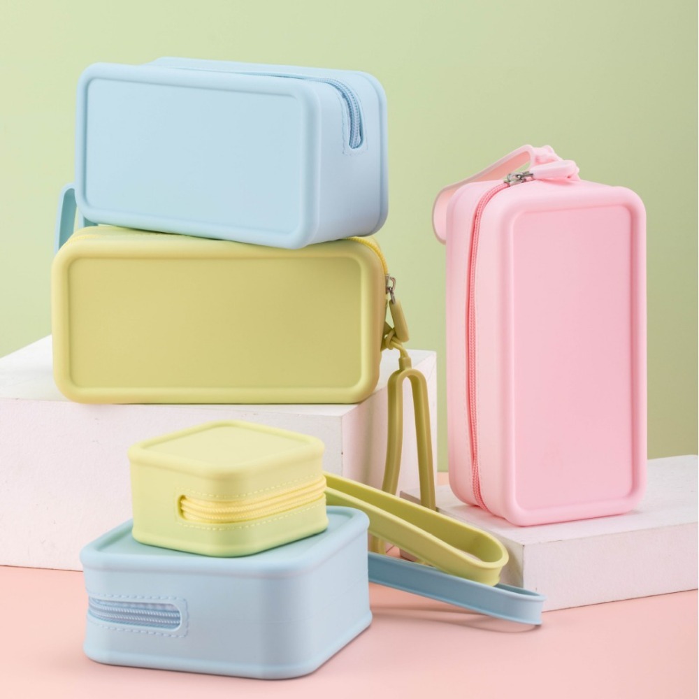 Cosmetic Bags - Bolsa de moedas portátil de silicone,