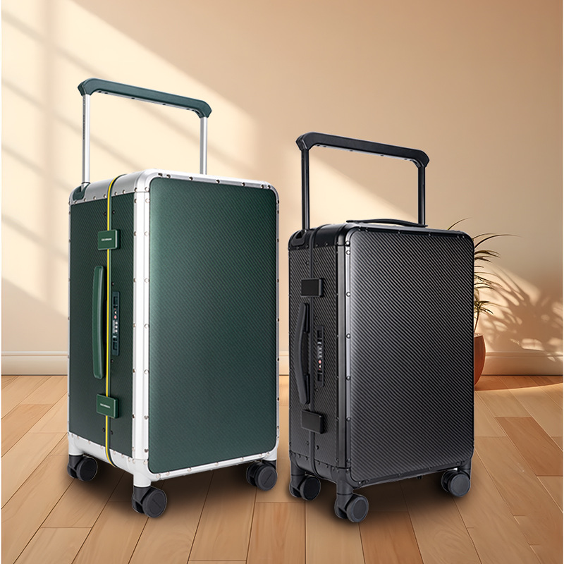Spinner Wheel Rolling Suitcase 20 Inch - Mala de viagem de fibra de