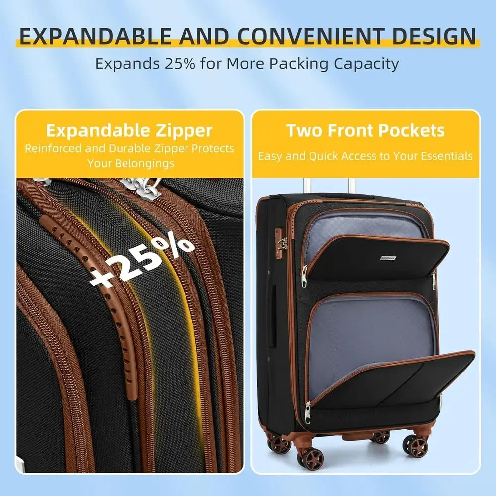 Conjunto de Malas Expansíveis  - Expandable Hard Shell Luggage Set avaliação e preço