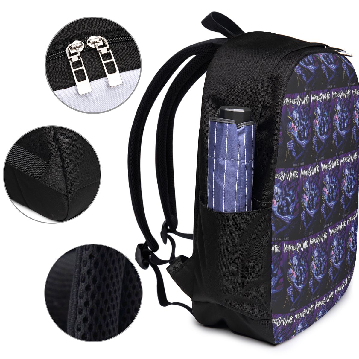 Mochila Motionless In White pa - Travel Bags avaliação e preço