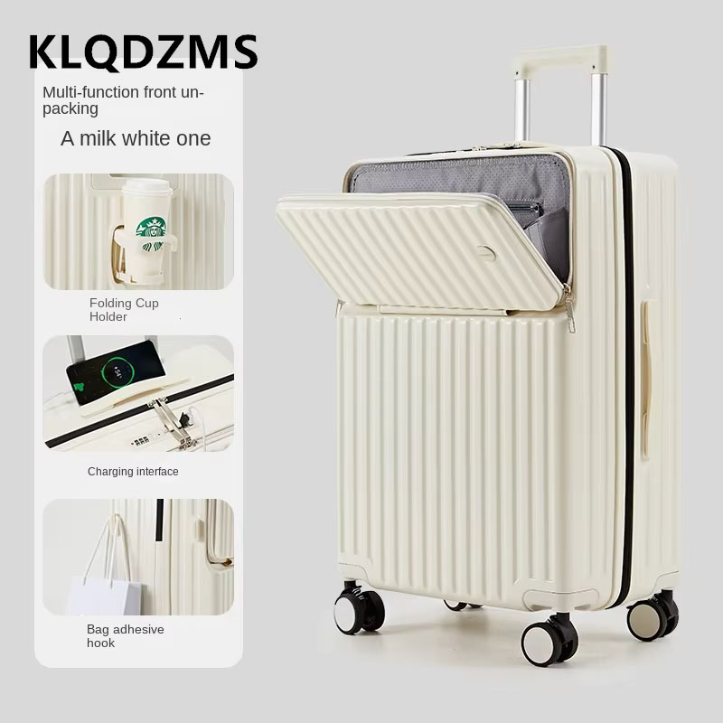 KLQDZMS Mala masculina com rod - Spinner Wheel Rolling Suitcase 20 Inch avaliação e preço