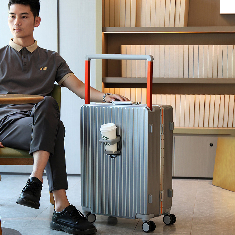 Nova mala de viagem com alça l - Spinner Wheel Rolling Suitcase 20 Inch avaliação e preço