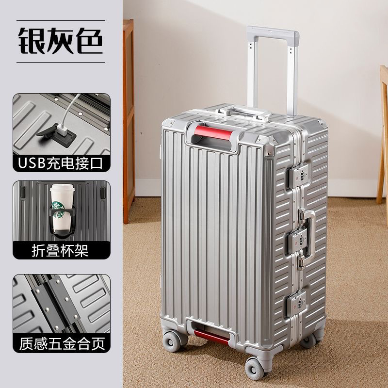 Mala de Viagem Grande com Estr - Aluminum Frame Carry On Luggage avaliação e preço