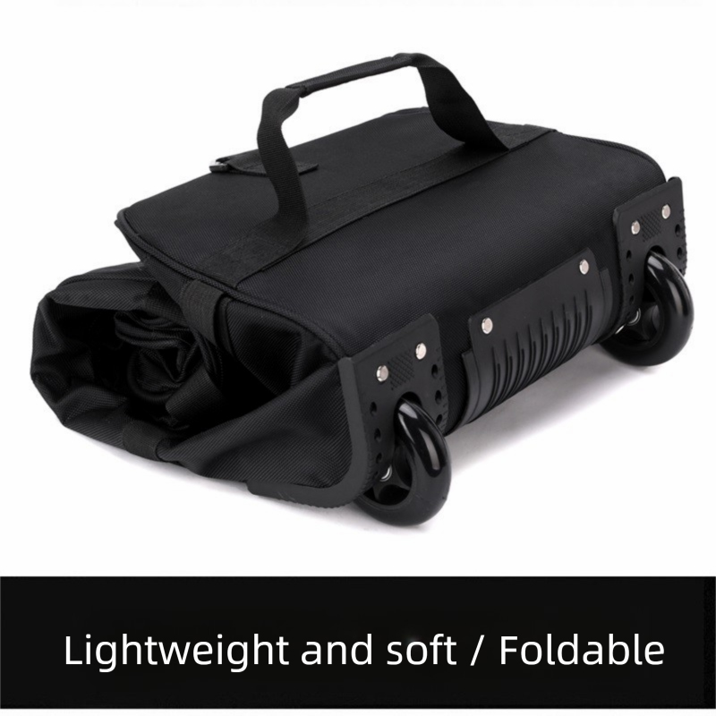 Bolsa de lona com rodas para s - Foldable Rolling Luggage Bag avaliação e preço