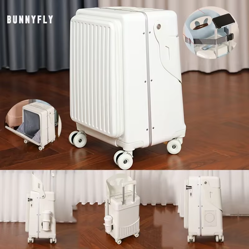 Mala de Viagem BunnyFly com Al - Aluminum Frame Carry On Luggage avaliação e preço