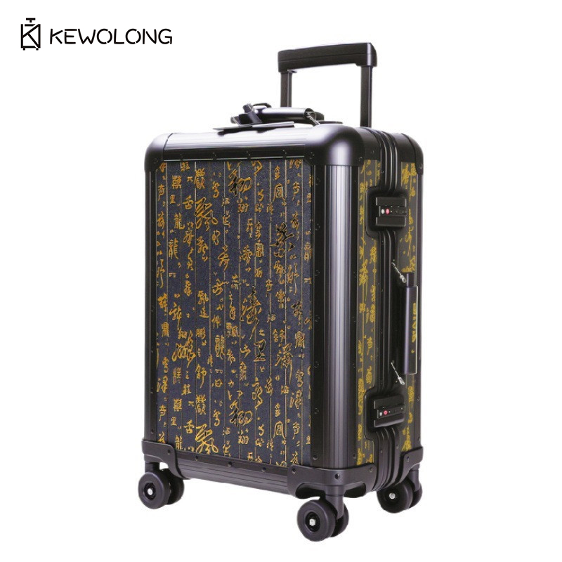 Mala de Viagem Rígida em Liga  - Spinner Wheel Rolling Suitcase 20 Inch avaliação e preço