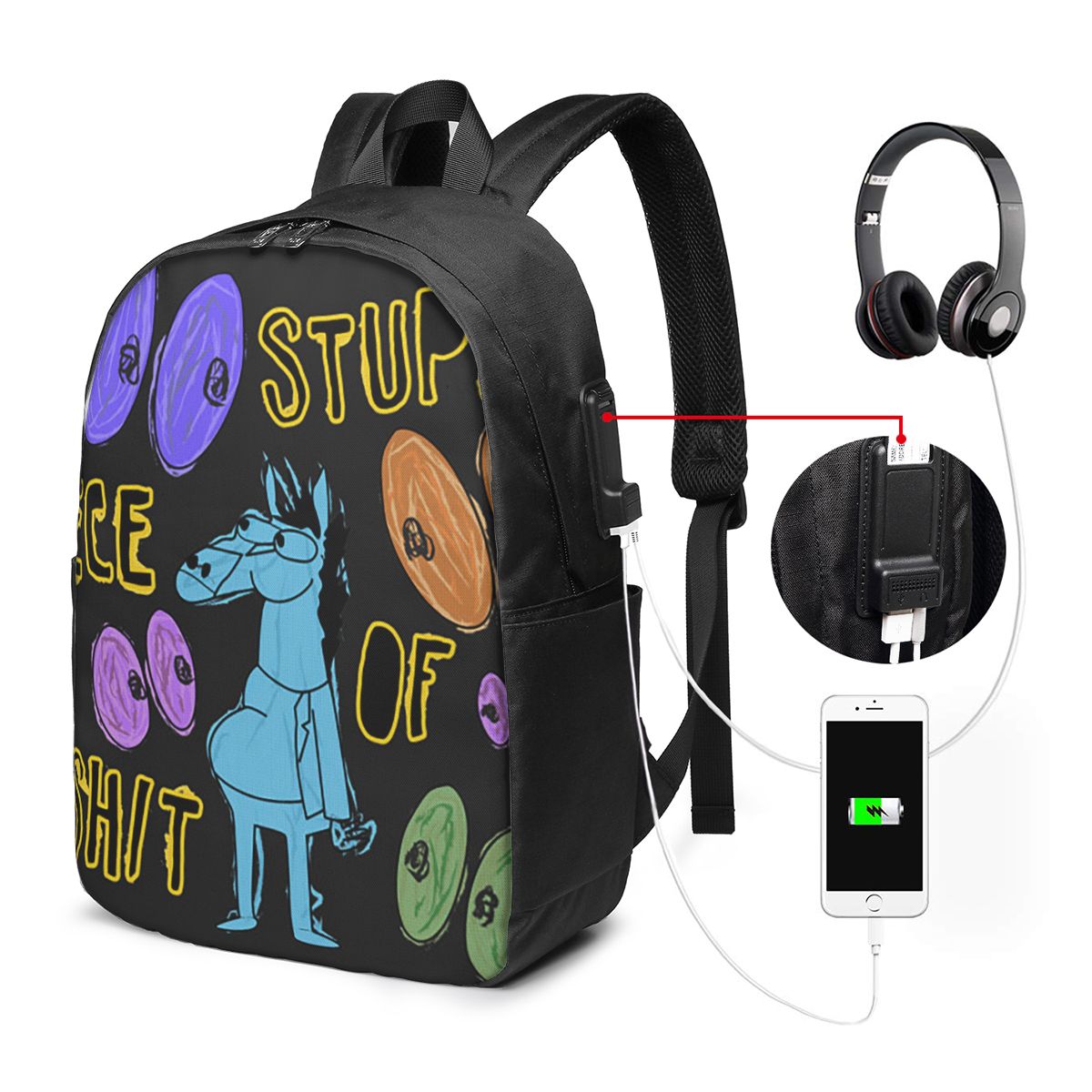 Mochila de viagem com desenho  - Travel Bags avaliação e preço