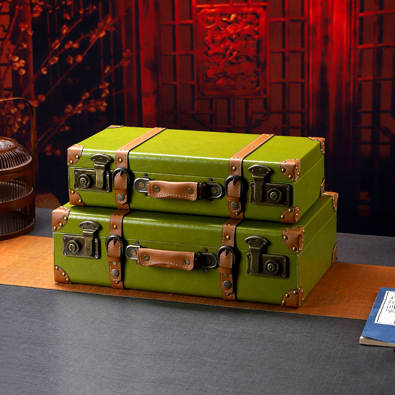 Mala de madeira vintage multif - Retro Vintage Trunk Suitcase avaliação e preço